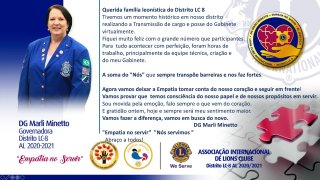 Mensagem da Governadora