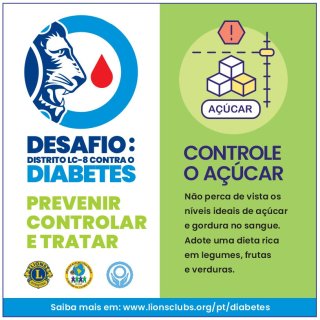 Desafio: Distrito LC-8 contra o Diabetes - Mantenha os n�veis de A��car