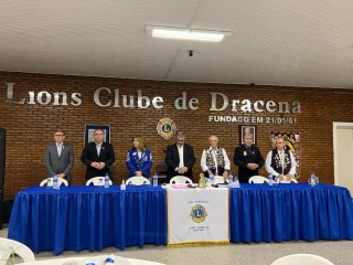 Festiva de Posse de Nova Diretoria e Posse de Novos Associados do LIONS Clube de Dracena