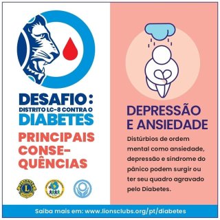 Desafio: Distrito LC-8 contra o Diabetes - Depress�o e Ansiedade