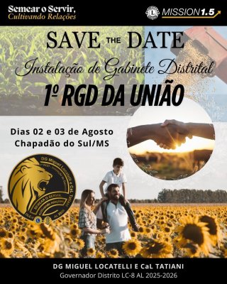 Save The Date! Pr�ximo destino confirmado: Chapad�o do Sul/MS