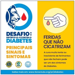Desafio: Distrito LC-8 contra o Diabetes - Cicatriza��o