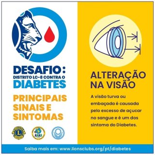 Desafio: Distrito LC-8 contra o Diabetes - Altera��o de Vis�o