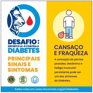 Desafio: Distrito LC-8 contra o Diabetes - Cansa�o e Fraqueza.