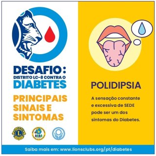 Desafio: Distrito LC-8 contra o Diabetes - Polidipsia
