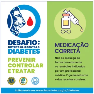 Desafio: Distrito LC-8 contra o Diabetes - Medicao Correta