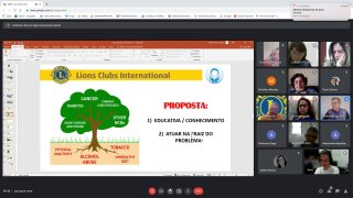 Reuni�o com o Assessor de Diabetes Distrito do LC8 CL Anderson Saranz Zago e Lions Clubes. Planejamento Projetos Diabetes