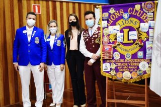 Posse de novos Associados e Diretoria AL 2021.2022 Lions Clube Junqueir�polis
