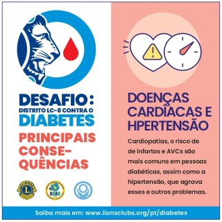 Desafio: Distrito LC-8 contra o Diabetes - Doen�as card�acas e hipertens�o