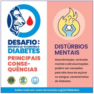 Desafio: Distrito LC-8 contra o Diabetes - Dist�rbios mentais