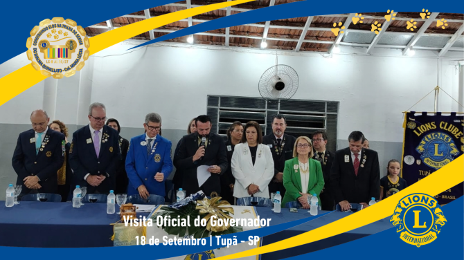 Visita Oficial Lions Clube Tup� Curumim