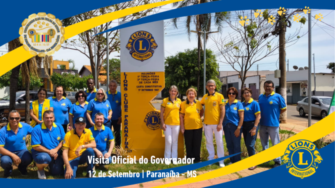 Visita Oficial Lions Clube Parana�ba