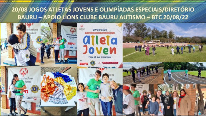 Olimp�adas especiais Bauru - Lions Clube Bauru Autismo