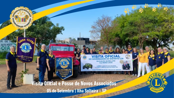 Visita Oficial Lions Clube Ilha Solteira e Lions Clube Ilha Solteira TEA AL 2026/2027