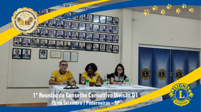 1� Reuni�o do Conselho Consultivo Divis�o D1 AL 2026/2027