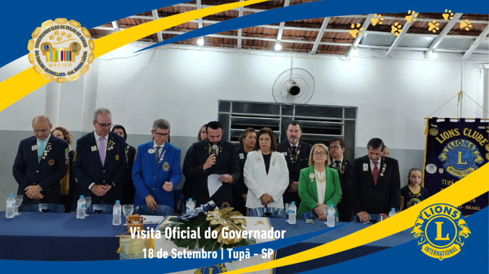 Visita Oficial Lions Clube Tup� Curumim