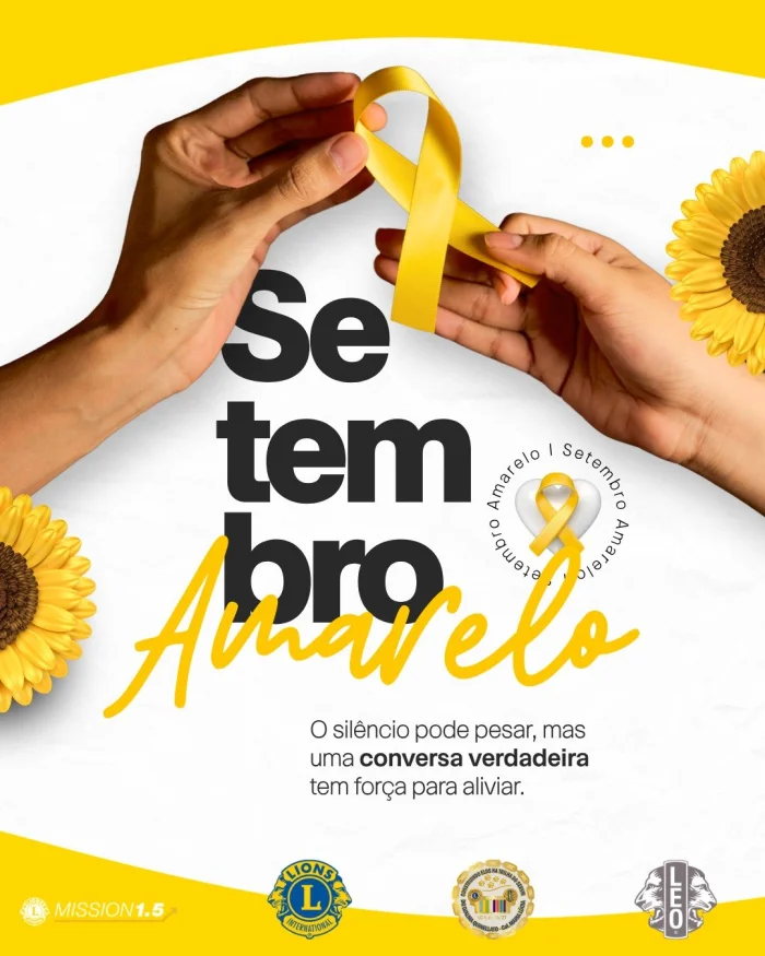 Setembro amarelo:  juntos pela valoriza��o da vida