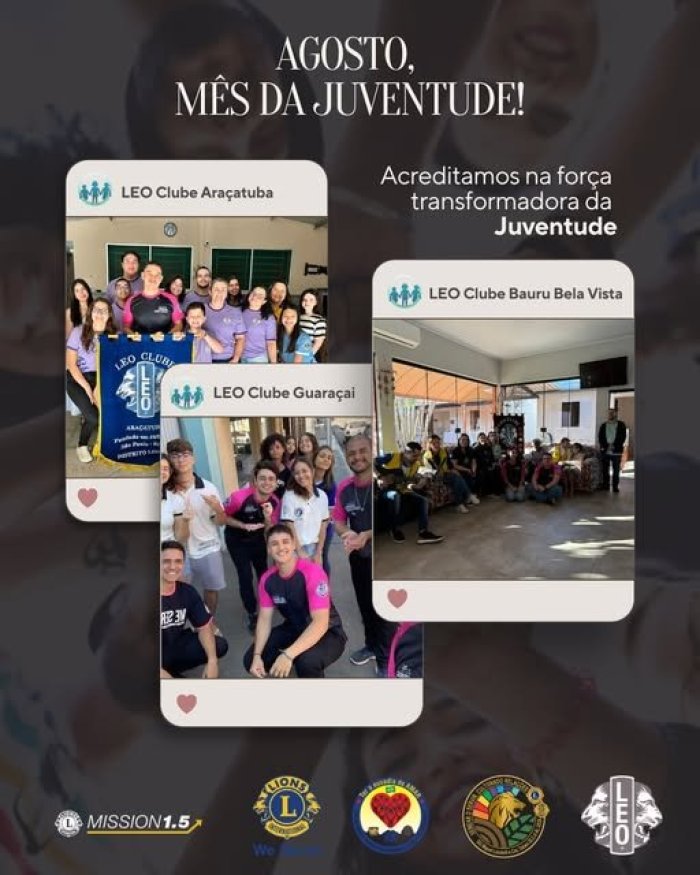 Agosto � M�s da Juventude