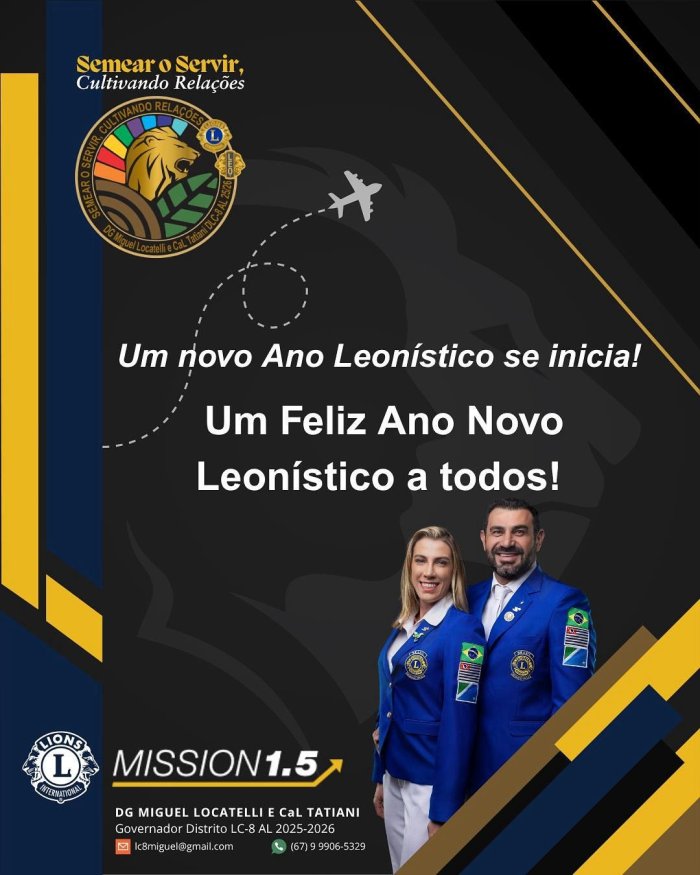 Sejam todos muito bem-vindos ao Ano Leon�stico 2025/2026!