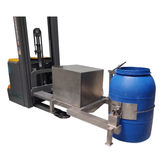 SBI-02 - SUPORTE BASCULADOR TAMBOR PARA EMPILHADEIRA