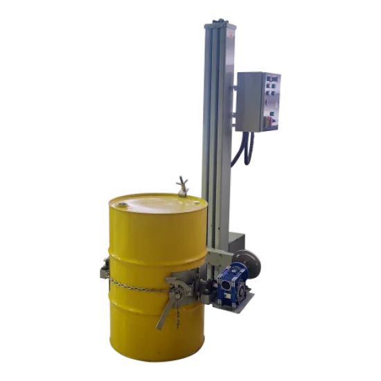 EBEI-01 ELEVADOR E BASCULADOR DE TAMBOR - ELTRICO COM BASE FIXA