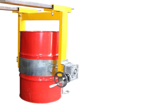 Suporte entornador de tambor BTAI-01 da INCA com tambor met�lico elevado