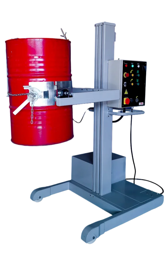 EBEI-07 Elevador e Entornador El�trico para Tambor e Bombona