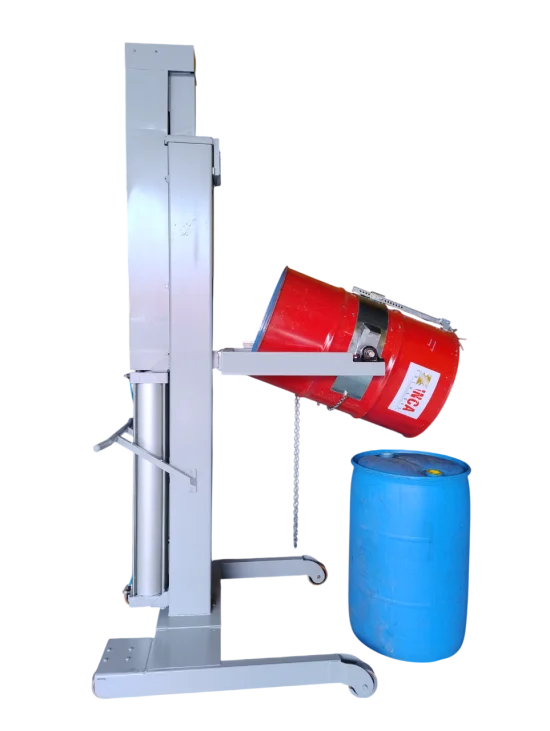EBP-03 Elevador Pneum�tico com Entornamento Manual para Tambor e Bombona