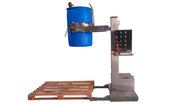 EBEI-06 - Elevador Basculador de Tambor Automatizado - com Bateria