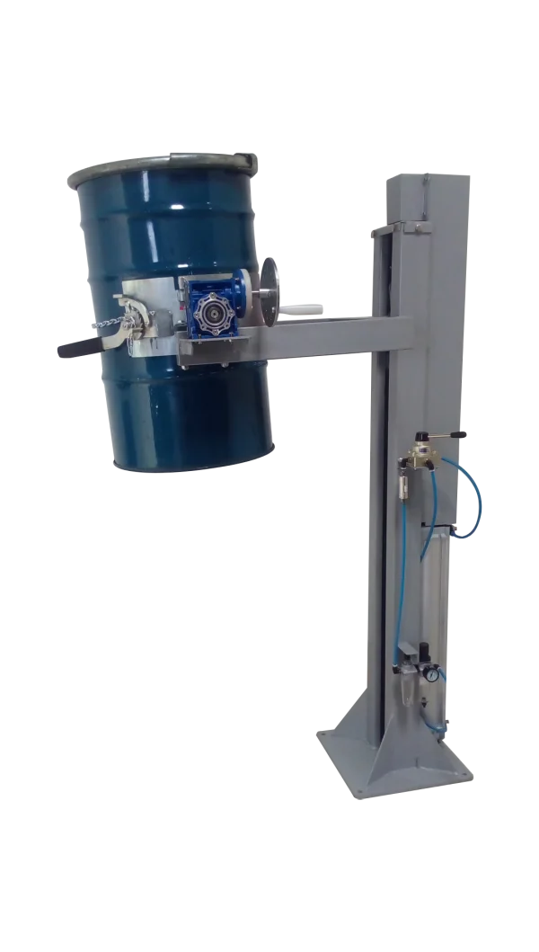 EBP-01 Elevador Pneum�tico com Entornamento Manual para Tambor e Bombona