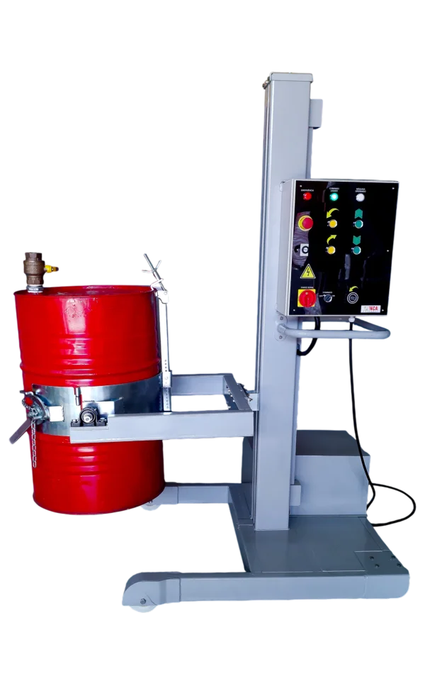 EBEI-07 Elevador e Entornador El�trico para Tambor e Bombona