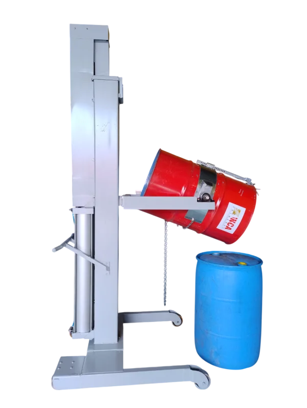 EBP-03 Elevador Pneum�tico com Entornamento Manual para Tambor e Bombona