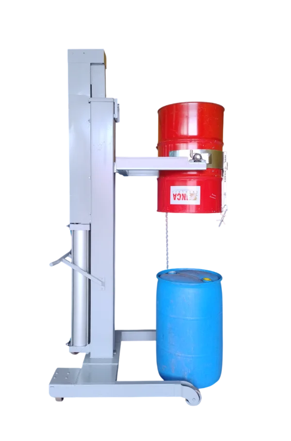 EBP-03 Elevador Pneum�tico com Entornamento Manual para Tambor e Bombona