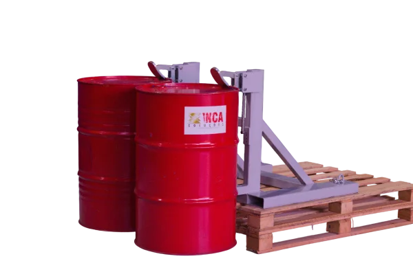 SE-02 Suporte Duplo de Tambor e Bombona para Empilhadeira