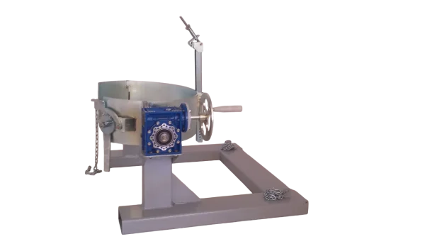 Suporte entornador para empilhadeira modelo SBI-01 vista frontal