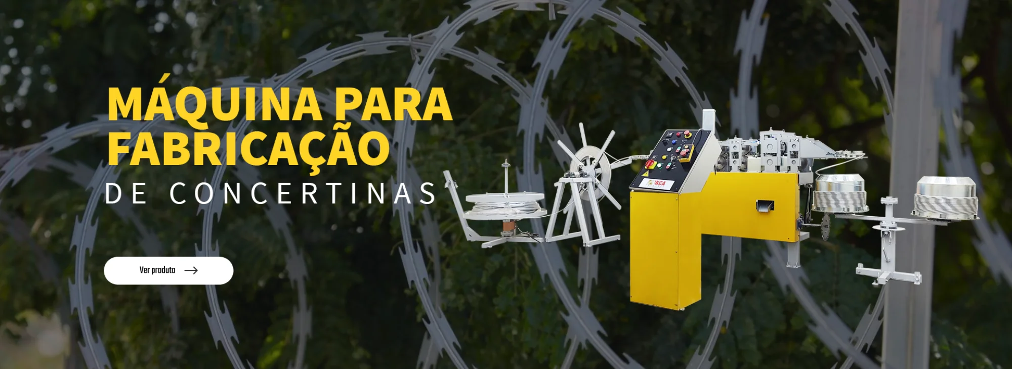 Maquina para fabricação de concertina