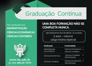 Uma boa formao no se completa nunca!