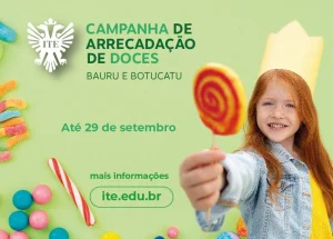 Campanha solidria da ITE arrecada doces at o dia 30