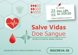 ITE realiza campanha de doao de sangue no prximo dia 23