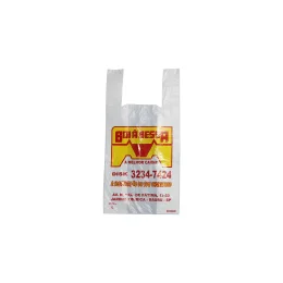 Sacolas Plsticas  Ala Camiseta - Para Aougues e Supermercados