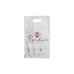 Sacolas Plsticas  Boca Vazada/Boca de Palhao Para Loja de Cosmticos