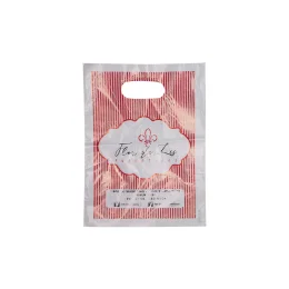 Sacolas Plsticas  Boca Vazada/Boca de Palhao Para Loja de Cosmticos