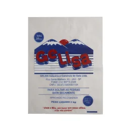 Sacos Plsticos Para Embalagem de Gelo - Branco ou Transparente