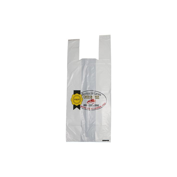 Sacolas Plásticas – Alça Camiseta - Para Açougues e Supermercados