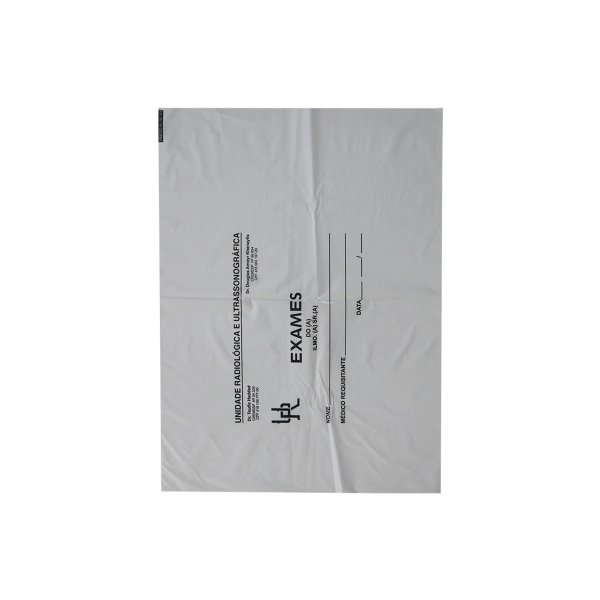 Envelope de Platico para Transporte de Exames