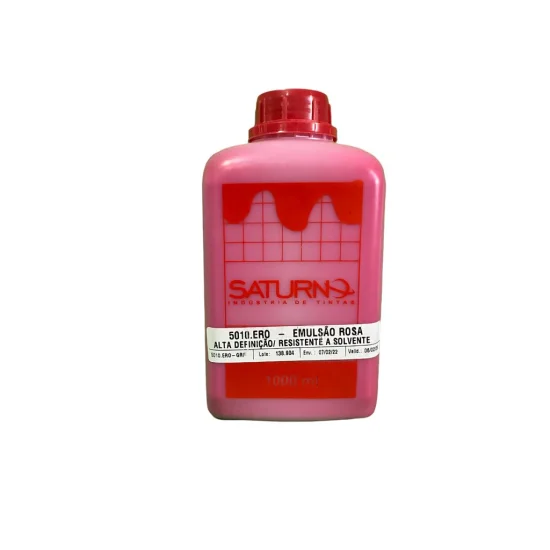 Emulso resistente a solvente rosa Saturno LT