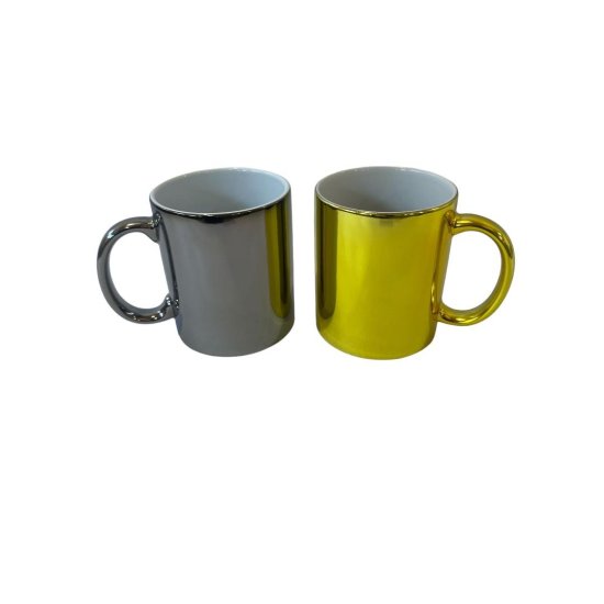 Caneca de Cer�mica 325 Ml Cromada