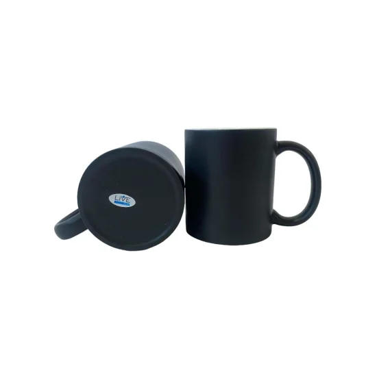 Caneca Cermica 325 ML Magica Preto Fosco Live