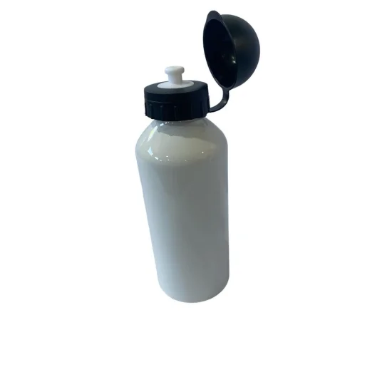 Squeeze de Alumnio Branco Tampa Bola para Sublimao - 600ml