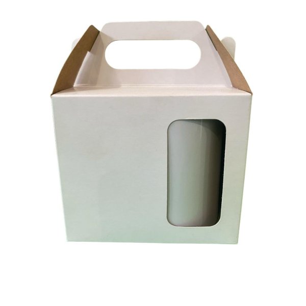 10 Caixinhas para canecas de sublima��o com abertura na frente 350 ml